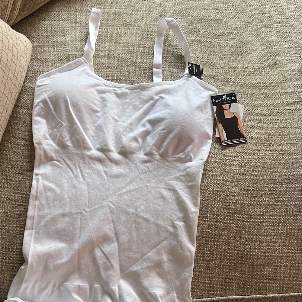 Nautica White Sleeveless Top Women’s Size Medium New With Tags